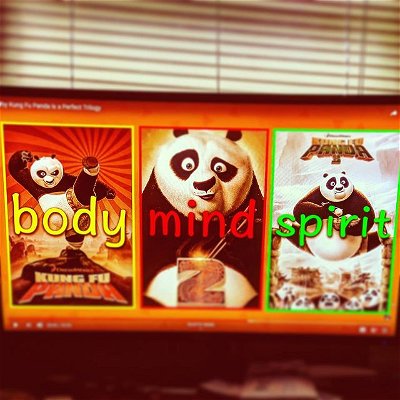 The three pillars of #kungfupanda are excellently shown throughout the film's in their own respective titles. Essentially embodying the major areas of life, and the journey you must go through for your own.

KFP #spoilers? For years old film's lol

Each person is different, but we can learn from each other's. You're well on your way, but perhaps one of these areas needs work, and more than likely that's the case even if you don't realize it. 
#Po had to deal with the fat shaming of his stature in  KFP, and accept that it was part of his life. Of course later he is depicted to have more of a leaner and muscular build.

In KFP2 he deals with the stress of his past, and ordeals him and his kind had to go through. Understanding that faults of his life were caused by him, but simply to him. Overcoming the loss of his parents, at least until the third film.

Finally in the final act of his trilogy, there is a resonance of understanding, harmony, and empathy. Realizing there was more to his existence beyond himself. Understanding that in order to be successful in his life there must be #balance, and to pass on the knowledge to others.

All three of these film's hit close to home to me every single time, and even more powerfully when I watched all three in a row. This image is from an awesome video on YT, that you should watch given the chance. Honestly this three pillars philosophy corresponds with my own #fourpillarsphilosophy

Which I had created to be a modern equal to age old mindsets and #ideologies i.e. four pillars of yoga, or holy Trinity. This isn't a religious ideal, but that of a life pattern. Giving you a balance between all four major areas of life, I added one to the mix, for it sorta bridges the gap. The #Mind #Body #Spirit and #Emotions

The balance between all three WILL bring you #happiness.

#kungfu #panda #kungfupanda3 #kungfupanda2