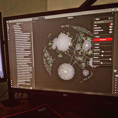 #obsidian is a tool to take notes, but it is so much more than that. You can create your own #secondbrain or #lifeos to manage your life.

Keep track of all areas, and organizing your notes into linked nodes. The 3d version shows it better, but it literally starts to look like neurons in the brain once you get enough notes in there