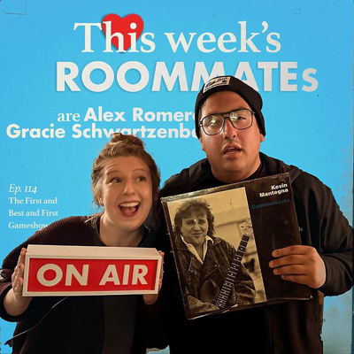 Our roommates this week were @alexeatsnspeaks and @gracie__lorraine 👋

They joined us for a game segment that may or may not have went super well. Who’s to say. 

Listen wherever you podcast.