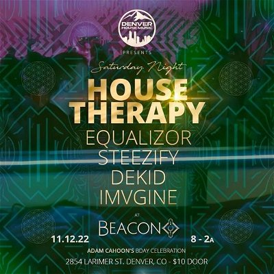 New show announcement

I'll be joining @denverhousemusic at @beacondenver on Saturday, November 12th