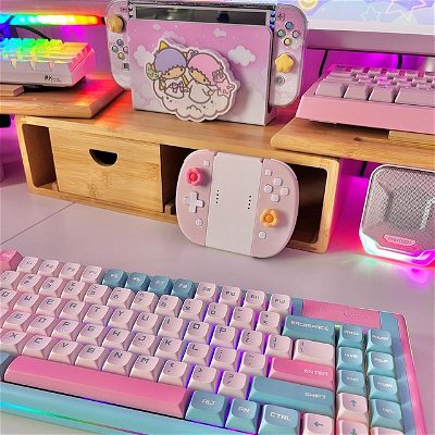 Milkshake 75% Mechanical Keyboard by @dustsilver_keyboard ✨💖

They were kind enough to send me this keyboard and it’s quickly become my fave keyboard to use!! I chose brown switches and am never looking back! 😂 Everything about this keyboard is amazing and I’m obsessed. I will be posting my unboxing/review reel for this soon but I just couldn’t wait to share my excitement 😍💖

💜if you’re interested in purchasing one for yourself now, you can use my code “Keyla” at checkout on their website www.dustsilver.com for 12% off! 💜

✨please check my website Babypinkgamer.com or my Amazon storefront www.amazon.com/shop/babypinkgamer for links!!!✨

-no reposts please!-

..₊̣̇.ෆ˟̑*̑˚̑*̑˟̑ෆ.₊̣̇.ෆ˟̑*̑˚̑*̑˟̑ෆ.₊̣̇.ෆ˟̑*̑˚̑*̑˟̑ෆ.₊̣̇.ෆ˟̑*̑˚̑*̑˟̑ෆ.₊̣̇.ෆ˟̑*̑˚̑*̑˟̑ෆ.₊̣̇..

☁️Twitch🌙
Twitch.tv/babypinkgamer

☁️Join my discord!🌙
♥Baby Pink Paradise♥
https://discord.gg/A4TvwBbsRR

☁️Amazon Storefront🌙
amazon.com/shop/babypinkgamer
(I earn a small commission if you use my links)

..₊̣̇.ෆ˟̑*̑˚̑*̑˟̑ෆ.₊̣̇.ෆ˟̑*̑˚̑*̑˟̑ෆ.₊̣̇.ෆ˟̑*̑˚̑*̑˟̑ෆ.₊̣̇.ෆ˟̑*̑˚̑*̑˟̑ෆ.₊̣̇.ෆ˟̑*̑˚̑*̑˟̑ෆ.₊̣̇..
⁣
☁️Gaming Partners🌙
❥@cheekypika
❥@shaunychu
❥@cottoncandiegaming
❥@pinkpillsgaming
❥@jesskawaiigamer
❥@_deathlykawaii
❥@maplecovemelodies
❥@me0wls

╔════════ஓ๑♡๑ஓ════════╗
#gaming #gamer #gamergirl #kawaii #cute #pinksetup #pinkaesthetic #pcgaming #pcsetup #girlgamer #gameroom #gameroomdecor #amazonfinds #setups #gamergirl #nintendo #nintendoswitch #pinknintendoswitch #dustsilver #mechanicalkeyboard #rgbkeyboard
╚════════ஓ๑♡๑ஓ════════╝