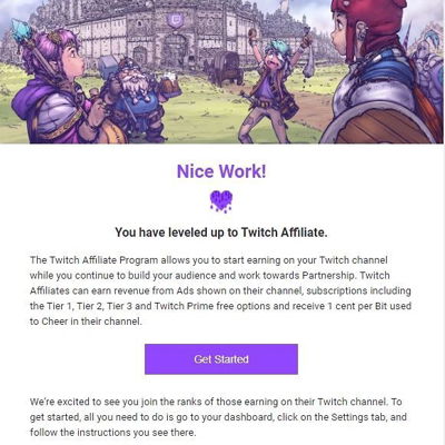 Well this happened today #twitch #twitchstreamer #twitchaffiliate #affiliate