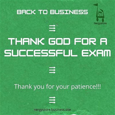 You probably have wondered why I haven't posted for a while ☺️.

Menn I have been studying for an exam, pardon me for not informing you.

Probably you would have written it for me 😂😂.

Am glad to be back to serve you more of my ideas..

There's More to Accomplish... Stay tuned for my next post

Thanks for staying with me!!

#examstress #exams #backtobusiness #digitalmarketing #ecommerce #webdesigner #business #ideas #businessideas #startup #more #onlineshopping #online #onlinevisibility