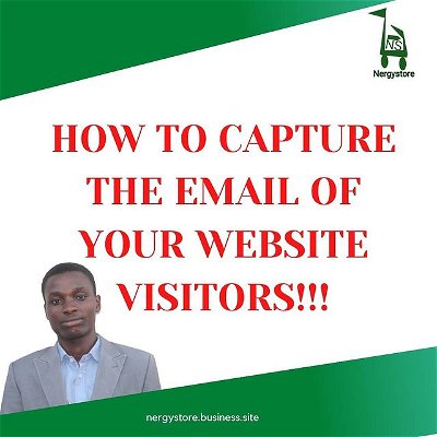 Collecting email address from your website visitors is very vital in closing deals and having life long customers.

But it is not always an easy task as you will find few people willing to share their data without good reason.

To capture your website visitors email address without stress.

1. Use an incentive (give out a freebies) in exchange for there email address.
2. (For E-commerce businesses) Offer a discount.

Offering something that give money off your products/service, will not only help in collecting your website visitors email but aslo speed up your chances of making sales, which is number one or should be number one every businesses GOAL.

#websitedesign #businessideas #business #ecommerce #emailmarketing #sales #goal #service #startup #startupbusiness #startupcompany #sales #online #onlinevisibility  #digitalmarketing #marketing #marketingstrategy #smallbusiness #website #websitevisitors #goal