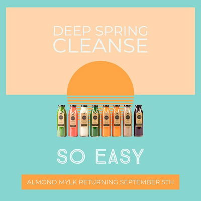 So Easy Juice Cleanse - Get Ready for Spring 2022! 

This is a relaxing program designed to ease your body into a deep cleanse. The smooth antioxidant rich nut mylks satisfies hunger whilst the nutritious fresh produce makes you feel absolutely awesome inside and out.  #melbournefoodie #juicedetox #geelongfood #juicecleansegeelong #juicecleanse #geelongfoodies #melbournefood #geelongfoodie #coldpressed #juicecleansedetox #coldpressedjuice #juicecleanses #juicecleansemelbourne 

Pressing So Easy on September 5th. Orders open Tuesday 30th August.

https://juiceculture.com.au/products/so-easy-cleanse