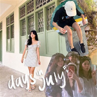 july entry ✧*• 

一
bruised knees, mirror selfies
nights we spent gaining calories
deserted theme parks, wobbly rental cars
I remember it all so vividly
so grateful for july and summer skies
so glad to have met you unexpectedly
I hope one day we can come back
I hope we’ll keep making memories

#julydump