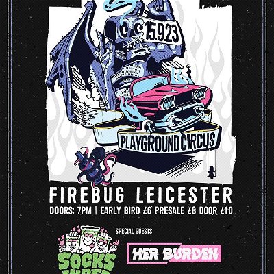 LEICESTER! Only 12 days left till our show at the @firebugbarleic with @socks.in.bed and @herburden 
Secure your tickets on a lower price via the link in bio and get ready for an amazing evening!!!