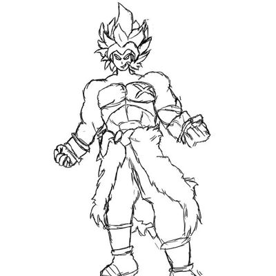 Broly from dragon ball