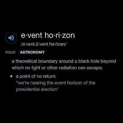 Here to brew somethin’ new.
Welcome to Event Horizon.