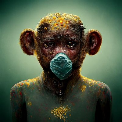 Monkey Pox 

Imagined with #midjourney ai

#monkeypox #virus #monkey #monkeypoxvirus #sick #cdc #aiart #aiartist #aiartcommunity #mask #disease