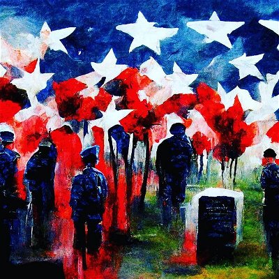 Memorial Day 🇺🇸 

Imagined with #midjourney Ai 

#memorialday #memorialdayweekend #honor #art #america #usa #freedom #military #aiart #aiartist #aiartcommunity #memorial #digitalart #artwork