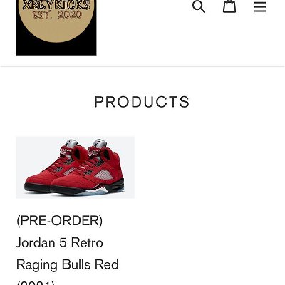 Raging Bulls Pre Order live now. Preorders get first dibs on the sizes they check out with. Prices have not yet been released and will be the day before of the drop.