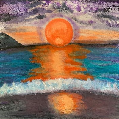 Art for Sale! 🥰🥰 https://www.artpal.com/cosmiclove433 #art #acrylicpainting #sunset