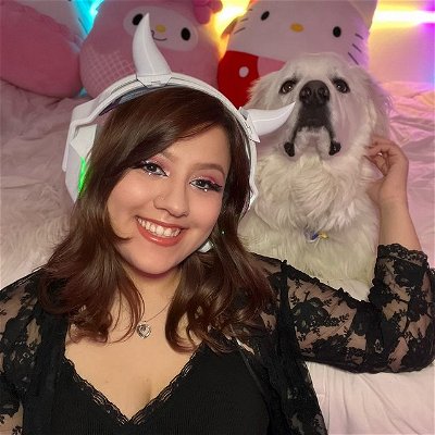 Bombon and I are LIVE on TWITCH! ❤🐕⁠
⁠
We will be playing Valorant in hopes of reaching GOLD!!⁠
Nervous to play comp but lets go!!!⁠
⁠
Click the link in my BIO!⁠
⁠
⁠
🌸⁠
#playvalorant #valorantgameplay #valorantgame #valorantclips #gaming #videogames #gamergirl #gamers #instagamer #sanrio #mymelody #hellokittylover #hellokittystuff #pcgaming #kawaiistyle #kawaiiaesthetic #animegirl #kawaiilife #kawaiigirl #dogtime #greatpyrenees⁠
🌸