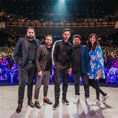 I first caught Homecoming King at the @cherrylanetheatre in 2015 when I was debating whether or not to quit my job and start my own production company. @hasanminhaj showed me that it was possible to pursue honest storytelling by us for us - a month later, I said goodbye to my last full time gig and started @dunyamedia with @shyamvalera. 

5 years and many stories later, it meant the world to have @hasanminhaj bring us out on stage last Sunday to recognize the journey, and the collaborations we’ve had with the Homecoming King Tour in 2017 and The King’s Jester in Vancouver last week. This is a big tour with a lot of larger promoters involved, so sticking with us as we grow together - in this case making Vancouver the only Canadian stop in this first leg of the tour — it’s the kind of moment that powers you through a lot of the grind. 

All the best with the rest of the tour, @hasanminhaj @jaimievandyke & co. See you on the next one!

(Scroll to the end to see baby us in 2017)