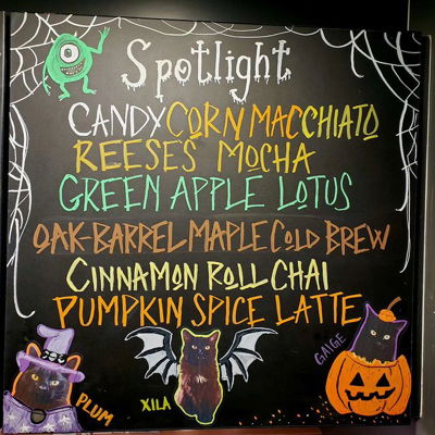 New Spotlight Menu starting Tomorrow!!! Come enjoy our new offerings!
#seattlecoffee #happyhalloween #spookyseason