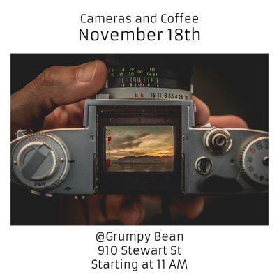 Sorry for the late post! Hope to see everyone there! 

#seattlephotographers #seattlecoffee #gbcamerasandcoffee