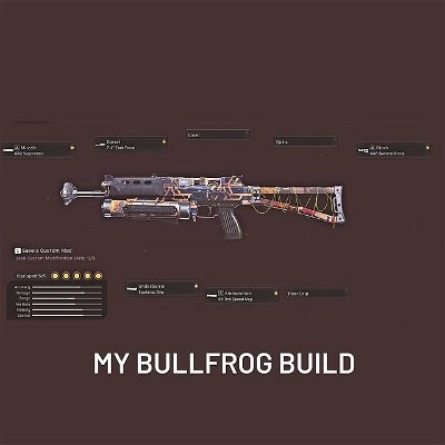 My bullfrog build! Hey everyone alot of you ask me what my loadout classes are so I've decided to start uploading here on my Instagram