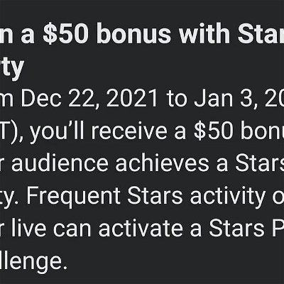Let's get hyped Dynasty fam bonus free money for completed star party's