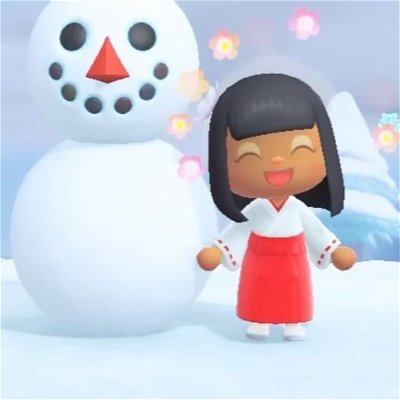 Headed outside to duplicate this perfect Snowboy 🥰❄️☃️ I’m in love with snowy days 🫶🏽 have a great day everyone! 

•
•
•
•
•
•
•
•
#switch #animalcrossing #acnh #cozygaming #cozygamer #snowday #winter #gaming #gamergirl #nintendoswitch #nintendo