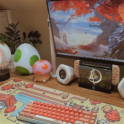 Music series keycaps from @keygeak_official ⌨️
I went with the Jazz themed keycaps🎷🎺🎼 for their soft orange and earth tones. They give me fall vibes🥰🌹🍁🍂✨ They also have rock, classical music, electronic music, and hip hop from their music themed keycaps.
Go check them out! I’m sure they have an aesthetic to fit to anyone’s liking :>

#pcsetup #gamingsetup #gamersetup #desksetup #cozygaming #cozygamer #cozygames #gamergirls #cozy #cozygamingsetup #cozysetup #keyboard #keycaps #keycapset