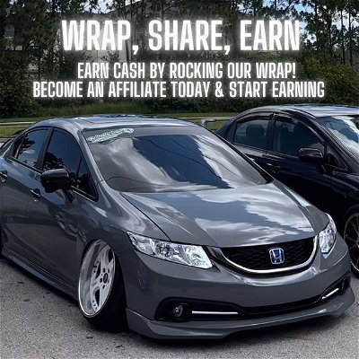 💰Get Paid by becoming an AFFILIATE! Start Earning a Commission for every person who uses your VERY OWN CUSTOM CODE! ⭐️ Follow the Steps & Become a Partner with Us! 📲 6Months 0% APR 🔥 Buy Now & Pay Later Today! 📲 #ProWrapVinyl 

———————————————-

0% Financing Available on Installations 
Buy Now & Pay Later up to 24 Months on our Website Today 📲

⭐️New 2023 Styles & Colors Available Now! 
⭐️Premium Top Quality Film 
⭐️200+ Colors & Styles in Stock 📲
⭐️Full 60FT Rolls | Best Prices PERIOD! 
⭐️Best Prices & Vinyl Material 
⭐️Professionals/Beginner Friendly Wrap! 
⭐️Get Paid to Rock Our Wrap!

All 300+ Wrap Colors Available on Our Website in our Bio! 📲🤝

.
.
.
.
.
.
#Prowrapvinyl #carwrap #wrap #colorchangewrap #glosswrap #satinwrap #mattewrap #vinylfilm #paintisdead #cars #customwrap #vinylwrap #cambergang #loweredlifestyle #showcars #feed #viralpost #viral #igexplore #explorepage #explore #staticclub #static #airride #lifeonair #bagriders #airlift