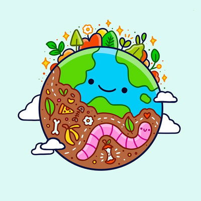 This is a friendly reminder to keep our planet beautiful and healthy. — We can all contribute to a better tomorrow by reducing waste!! 

Do you compost at home? How else do you reduce your carbon footprint? Send some ideas my way! 🌱