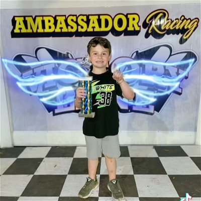 Little man has been behind the wheel of a race car for 6 months now & we couldn’t be more proud!! LETS KEEP DIGGING!! #jrchamp #champkarts #ambassadorspeedway #speedwaypark #dirtdevilsspeedway #fka #6yrsold