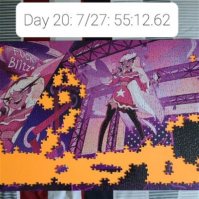 This was day twenty progress on 7/27/21.
-
-
-
you can find me in other places: https://mylinks.ai/lucy
-
-
-
#jigsawpuzzlesarefun #jigsawpuzzles #1000pieces #jihsawpuzzle #jigsawpuzzlesofinstagram #jigsawpuzzleaddict #hazbinhotel #helluvaboss #helluvabossverosika #verosikamayday #verosikamayday #viziepop