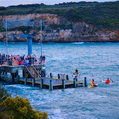 It was a cold 7 degrees as the crowd gathered to take the plunge and swim from the pier back to the surf club. 

The adrenaline was definitely flowing as the majority stated "I'm not as cold as I thought I would be"

#photo #photography #Australia #Coast #swimming #freezing #cold #wintersolstice #storyinpictures #beach #countrylife