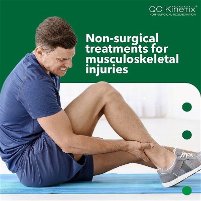 The cause of tendon, ligament, and muscle pain can be attributed to direct trauma. That can include everything from a steep fall to a car accident. People can also involuntarily jerk or twist their joints in an unnatural direction that results in sprains or strains.

QC Kinetix uses regenerative medicine to treat pain and inflammatory symptoms without surgery. Our process, known as QC Injury, stimulates your body's natural mechanisms in order to be able to restore damaged tissue.

Learn more about how QC Kinetix can help treat tendon, ligament, and muscle pain on our website! Link in bio 🏃