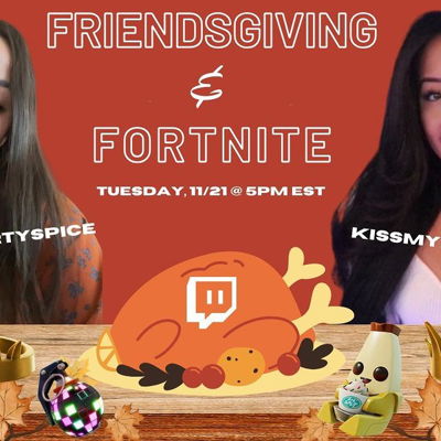 🙏🏽🦃 Thanksgiving Stream and Giveaway 📽️🪙

I will be hosting a Friendsgiving and Fortnite viewer games with @therealsportyspiceig ❤️🔥

Join in for the fun with VBUCKS up for grabs! 🪙 Come prepared with your favorite thanksgiving foods in mind because that will be the topic of conversation 🦃🍴 I hope to see everyone on Tuesday the 21st @ 5pm EST! Let’s get these viewer Dubs! 🏆🥇

#fortnite #fortniteclips #fortnitegameplay #fortnitebattleroyale #twitch #twitchstreamer #twitchclips #gamer #gamergirl