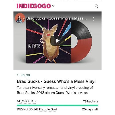 🥳 We hit (and surpassed) the fundraising goal for the Guess Who’s a Mess tenth anniversary vinyl, thank you so much! Still 25 days left if you want to get in on it ❤️