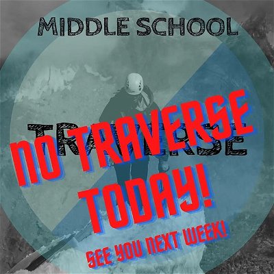 Hey everyone, there is no Traverse today! Enjoy your Wednesday, and we'll see you next week for BLACKLIGHT TRAVERSE!!