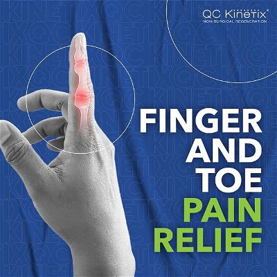 Direct injuries are the most common cause of finger and toe pain. These can include sudden jerks, twists, or impacts. While athletes and those who operate heavy machinery are at particular risk for these injuries, they can also occur as a result of everyday activities.

Do you experience finger and toe pain that makes your daily activities painful and uncomfortable? Visit our website to learn more about finger and toe pain treatment relief at QC Kinetix.