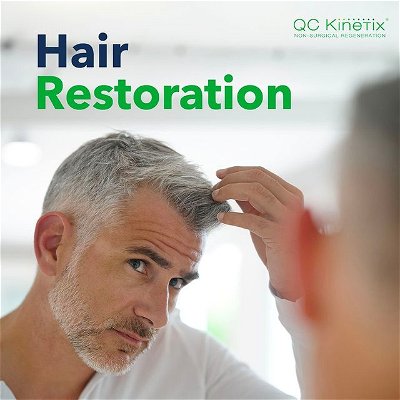 QC Kinetix offers a unique and comprehensive approach to regenerating and improving hair follicle density and thickness. The majority of thinning hair and baldness cases can be managed medically without the need for surgery.

Find out how we have helped others regrow their hair naturally! Link in bio.

#QCKinetix #EmmittSmith #regenerativemedicine #tissueengineering #healthcare #health #science #medicine #aging #wellness #neuroscience #nanotechnology #sciencenews #regenerative #hairloss