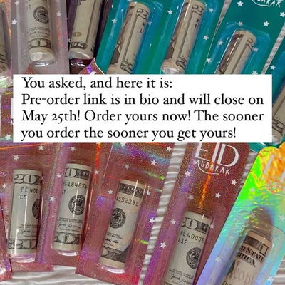 You asked & here you go! Handmade eidi holders pre-order link is in bio - will be open until May 25th Insha’Allah. Once the form is closed there will be no more pre-orders taken for Eid Al Adha so I’d recommend ordering now so you will be one of the first to receive yours Insha’Allah! 
**MONEY NOT INCLUDED**