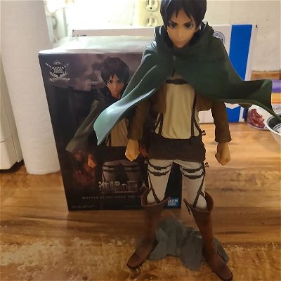Say hello to Eren Yeager. 

Look who's back! From the anime Attack on Titan comes the Attack on Titan Eren Yeager Master Stars Piece - ReRun! Made of PVC/ABS, this statue stands roughly 10-inches tall.

Bought this at @ata.online.store

#aot #attackontitan #erenjaeger #animefigure #anime