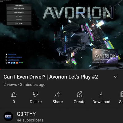 Check out my new series! https://youtu.be/RdwbePNNhug

#avorion #avoriongame #youtubechannel #youtubegaming #youtubers #series #spacegame