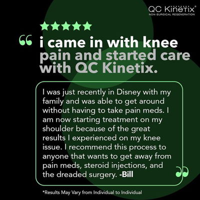 QC Kinetix can help you get your life back! Using regenerative medicine, our providers can treat your pain without invasive surgery, so you can get back to the activities you love.

Schedule a free consultation today! Link in bio 🌟
