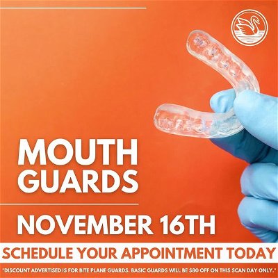 On November 16th, we are offering $159 off of mouth guards! You may ask yourself, why would I need a guard? 🦷 

Guards are great for protecting your teeth from the effects of grinding or clenching. They could also reduce the effects of TMJ disorders.

*This promotion is for bite-plane guards. We will offer $80 off for basic guards on this day only.*

Call us today to schedule your appointment and claim your offer!
828.274.1616

#AshevilleNC #AshevilleDentist #ZoeDental #zoeteam #SpecialOffer #MouthGuards #protection #grinding #clenching #TMJdisorder #Schedule #appointment #offer #guard #dentist #teeth