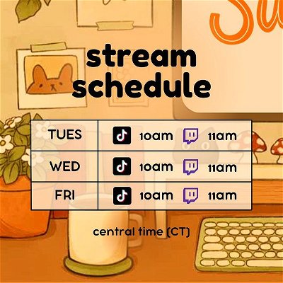 Did you know I’m also a streamer? 🥰Come have tea and play the sims with me every Tuesday, Wednesday and Friday morning! 💛 Starting at 10AM CT on Tiktok and Twitch 11AM-2PM CT 🔗 in bio

Right now, I’m working on a decades build challenge! Each venue is inspired by a different decade. We’ve already build a 50s diner and a 60s music festival venue. Up next is a 70s discotheque 💃🏼🪩 

On Wednesdays we do gameplay 💅🏻 I’m playing 5 generations but each one will be a different occult. My alien sim just defeated the m0tHeR 🪴 

UPCOMING EVENTS

🌼 Feb. 14th: Bachelor Season 4
🌼 Feb. 16th: 1 Year Streamaversary!

‼️SAVE this post so you don’t miss a stream 

#sims4 #simstagram #introduceyourself #sims4 #streamschedule #twitchcommunity