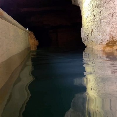 Exploring the longest known subterranean river in the United States. 21 miles of surveyed passages.