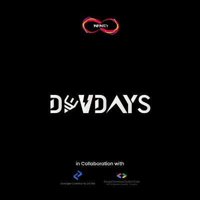 DevDays is a month long technical workshop powered by the holy trinity - DCS×GDSC×1nf1n1ty. Get ready to witness, experience and participate in a wide variety of technical workshops. Whether you are an amateur or a pro we have a whole lot of exciting events for you.