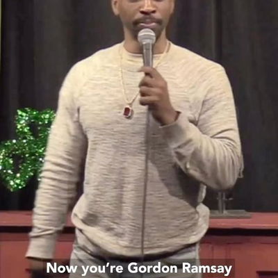 @bilekoazizawissajr is a Master Chef @gordongram
 
Next show this Sunday 3/12 - FREE TIX in bio
 
#improv #funny #standup