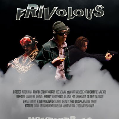 FRIVOLOUS the song and movie SATURDAY. Tell me u presaved and bought a ticket to my show and I will give you my first born child
🎞️@_mattsimmons_ @visualmatthew 
•
•
•
•
#music #newmusic #hiphop #musicvideo #rap #movieposter #movie #bts #gang #iloveyou #presave #frivolous