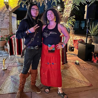 Indigenous People’s Day, I caught a photo with the legendary @emotionalgangzter at @cihuapactlicollective 7th Anniversary Celebration.

Please support The Cihuapactli Collective’s work, these amazing mujeres are a prayer answered. 🙏Through sharing knowledge of ancestral foods, ancestral prenatal, birthing, postpartum, & womb wellness: Cihupactli Collective is actively combatting the damage inflicted upon Indigenous communities by colonization. As of today, they are also working towards developing one of the first community led healing centers led by Indigenous Ancestral knowledge. More info to come soon on supporting this much needed work!

+ big shout to Ale’ for putting in big work with them to help put on the event. I got so much love for their dedication to helping others. Please, also check out Ale’s revolutionary work in the community with @abortionshowers  @supportdontdeport

Shout out to @jessickawaii for capturing the photo.

Side note: that @lamorena_art t shirt IS FRESH FIRE! check out Lucinda’s page as well! 
.
.
.
.
.
#indigenous #indigena #decolonization #decolonize #indigenouspeoplesday #nativeamerican #nativeamericans #indigenousresistance #noborders