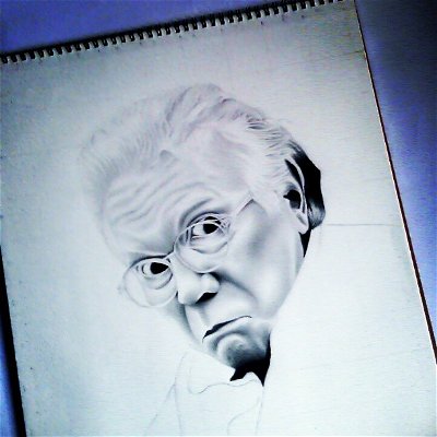 Pls...guess who is this #my new drawing bt not yet finished#