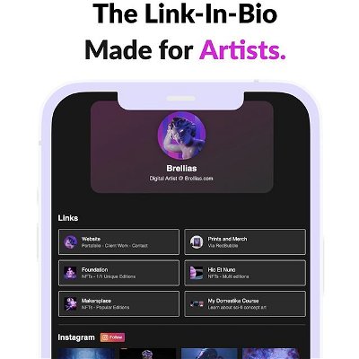 The link-in-bio made for Artists 👨‍🎨
Tag an artist! Create your free website today @mylinks.ai