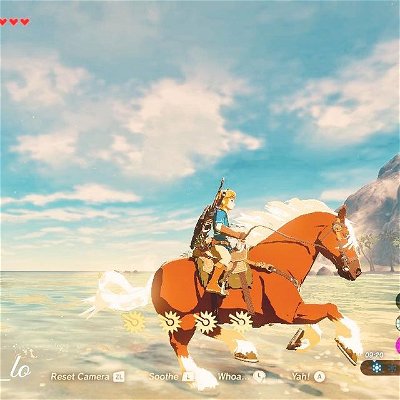 Hello Gamers,

I hadn’t played Breath of the Wild for a couple weeks and decided last night to take Epona to the beach for a gallop!

Anyone else treat their BOTW horses like real ones? No? Just me then…

Stay Safe. Play Cosy Games.

L x

#lengendofzeldacommunity #breathofthewild #nintendoswitch #nintendoswitchlite #cosygames #cosygamer #cozygames #cozygamer #cosygaming #cozygaming #cosygamingcommunity #cozygamingcommunity #botwhorses #zeldahorses #breathofthewildhorses #epona #thelegendofzeldaepona